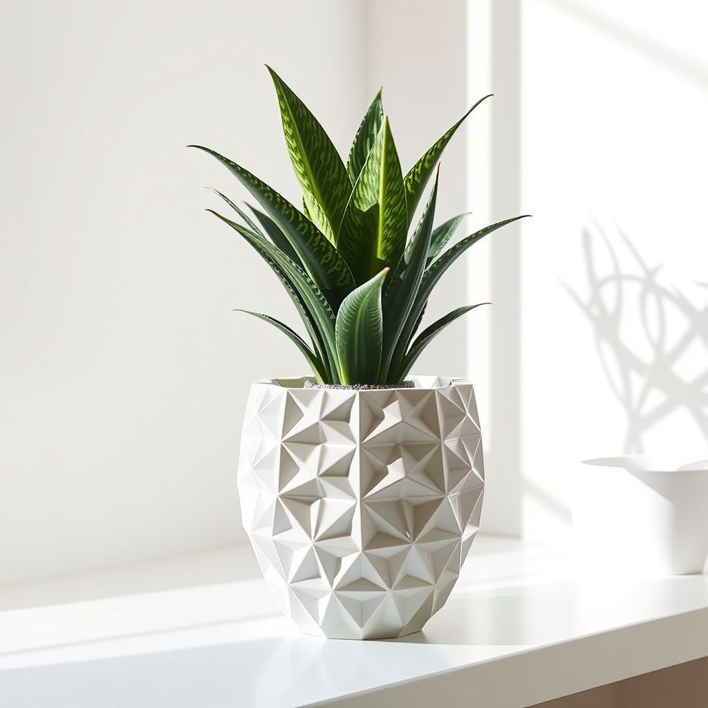 Dekoratif Çiçek Saksısı